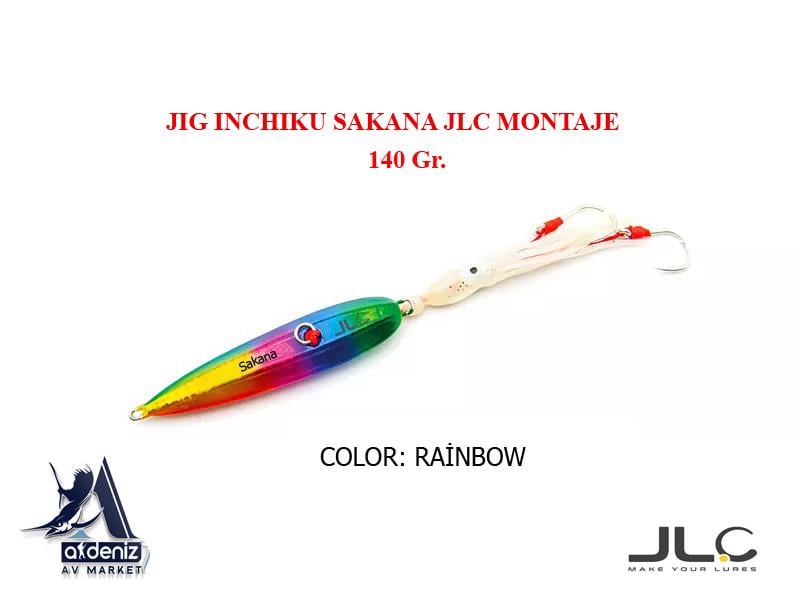 JLC Jigging A La Carta INCHIKU SAKANA 140 gr Rainbow