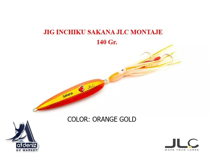 JLC Jigging A La Carta INCHIKU SAKANA 140 gr Orange Gold