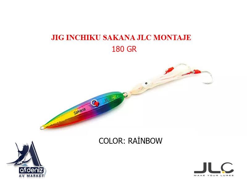 JLC Jigging A La Carta INCHIKU SAKANA 180 gr Rainbow