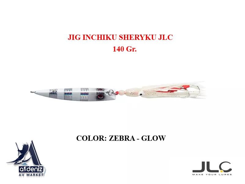 JLC Jigging A La Carta INCHIKU SHERYKU 140 gr Zebra Glow