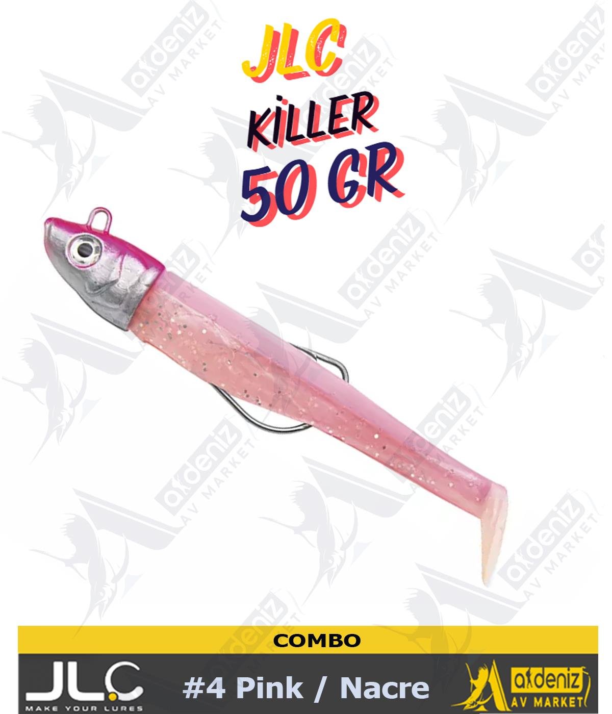 JLC Jigging A La Carta Killer Combo Silikon Balık 105 mm 50 gr #4 Pink NacreJLC JİGGİNG A LA CARTA