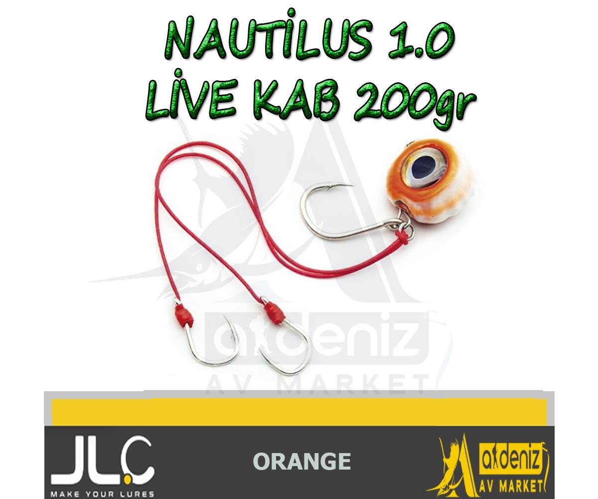 JLC Jigging A La Carta NAUTILUS 1.0 Live Kab 200 Gr #4 ORANGEJLC JİGGİNG A LA CARTA