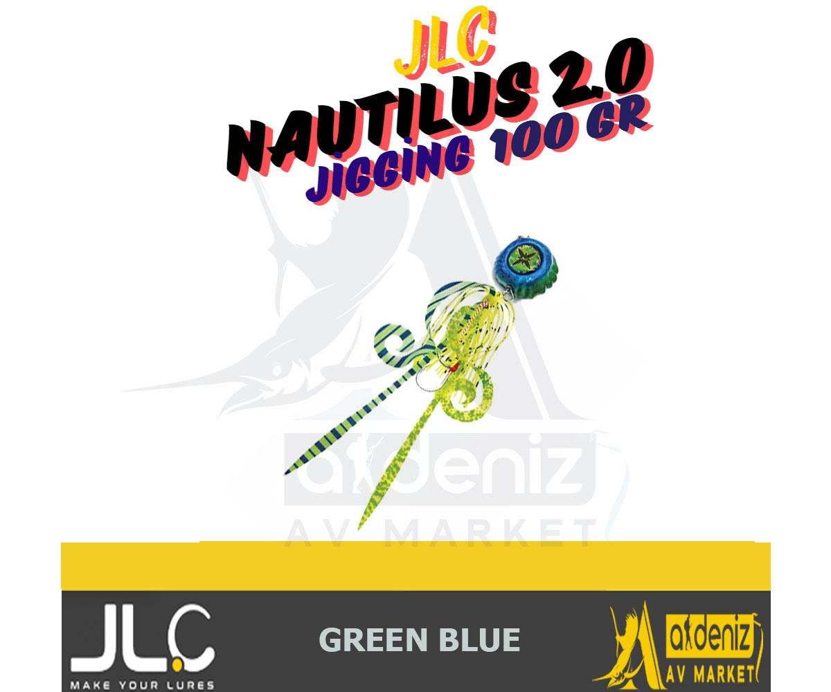 JLC Jigging A La Carta NAUTILUS 2.0 100 Gr Green BlueJLC JİGGİNG A LA CARTA