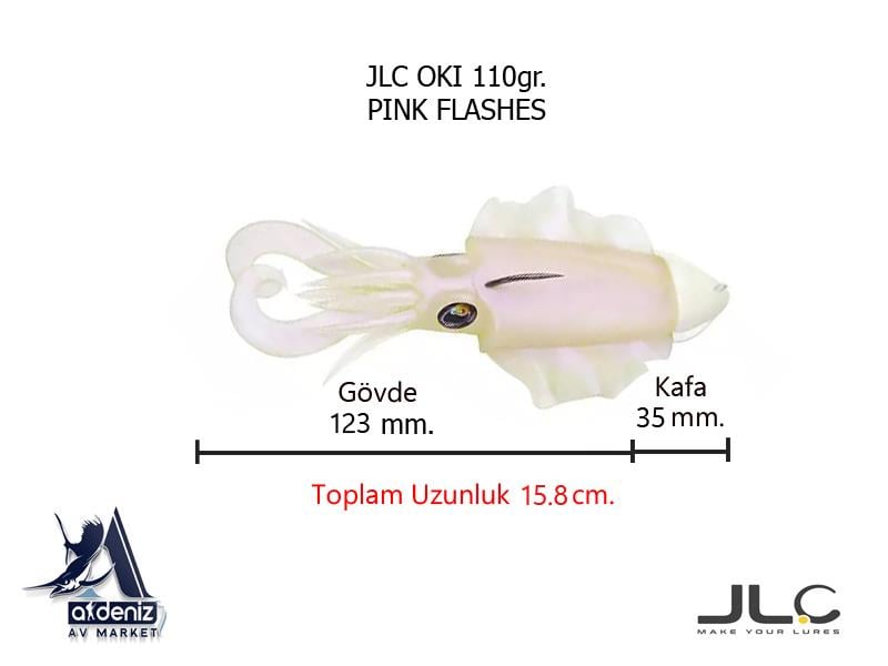 JLC Jigging A La Carta Oki 110 Gr #2 Pink Flashes