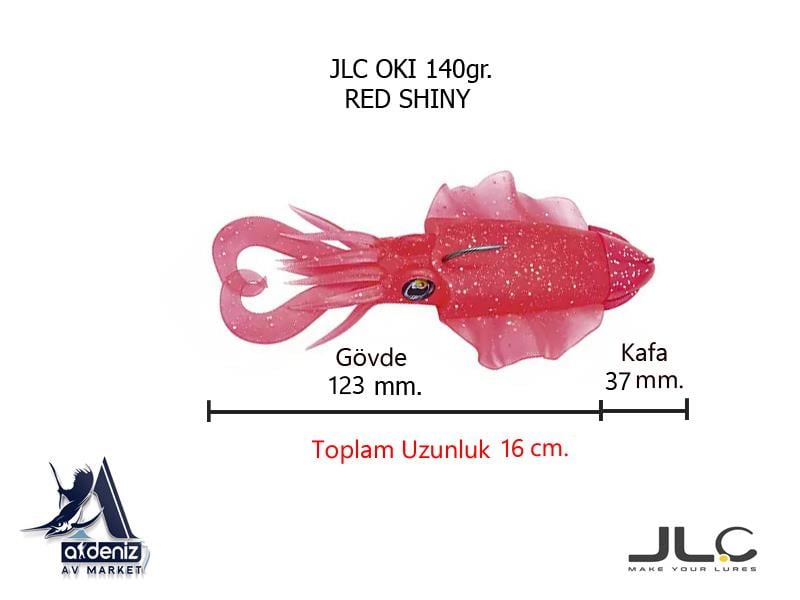 JLC Jigging A La Carta Oki 140 Gr #3 Red Shıny