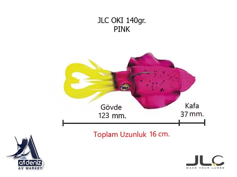 JLC Jigging A La Carta Oki 140 Gr #4 Pink