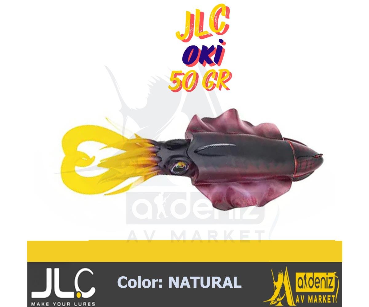 JLC Jigging A La Carta OKİ 50 Gr #1 Natural kahverengi renk Combo Silikon Sübye Yem