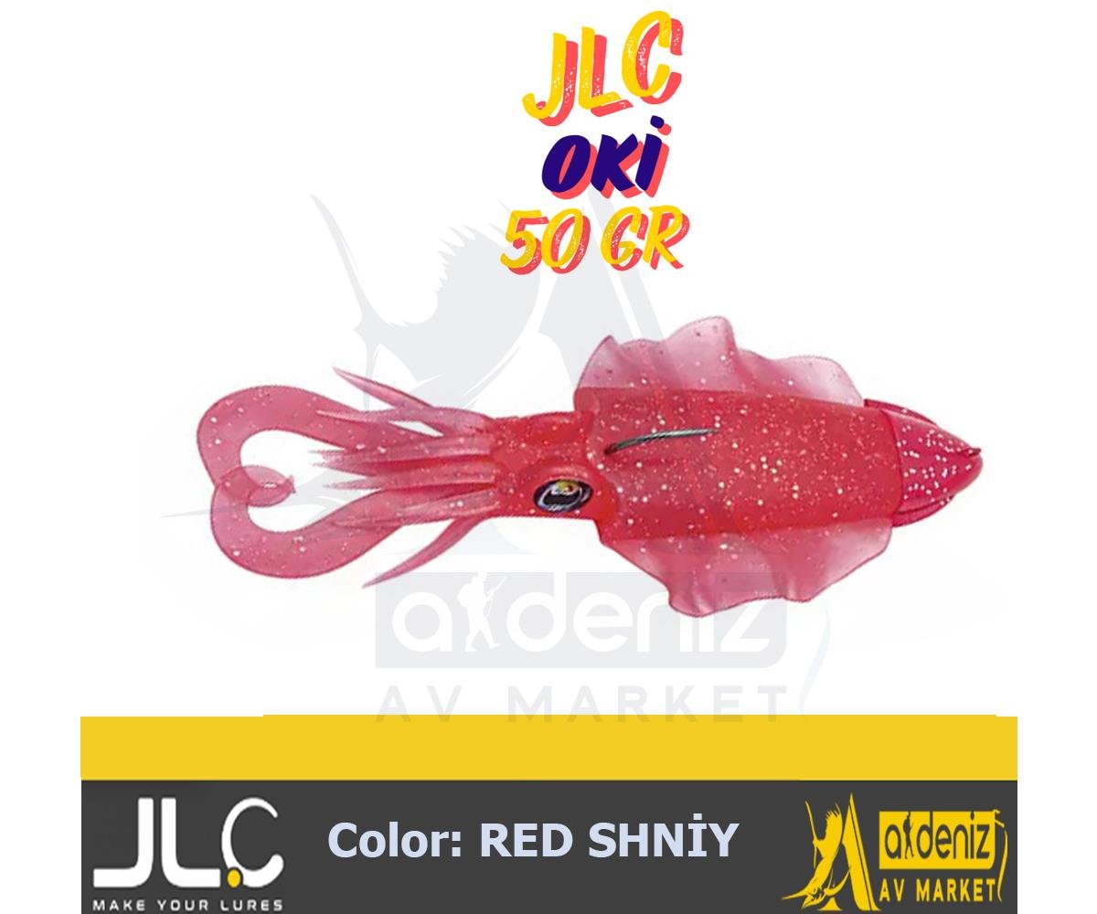 JLC Jigging A La Carta OKİ 50 Gr #3 Red Shiny kırmızı renk Combo Silikon Sübye Yem