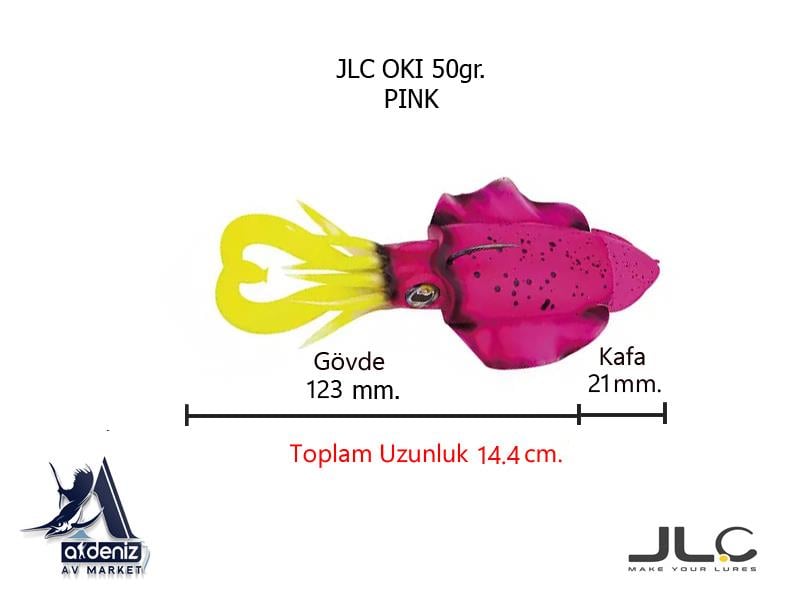 JLC Jigging A La Carta Oki 50 Gr #4 Pink