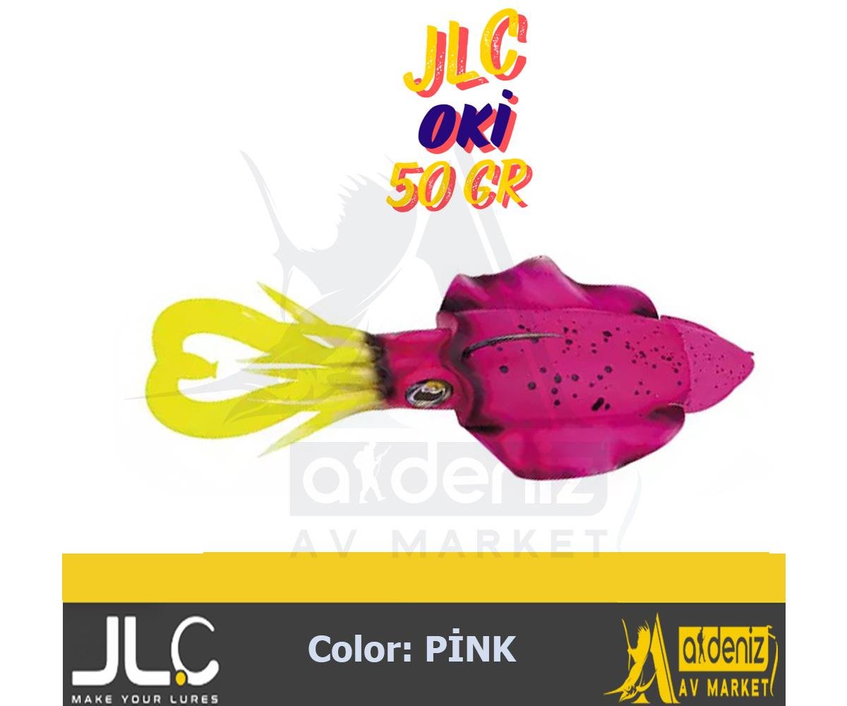 JLC Jigging A La Carta OKİ 50 Gr #4 Pink pembe renk Combo Silikon Sübye Yem
