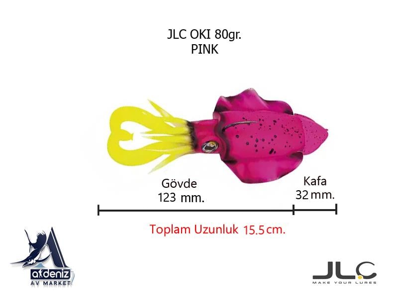 JLC Jigging A La Carta Oki 80 Gr #4 Pink