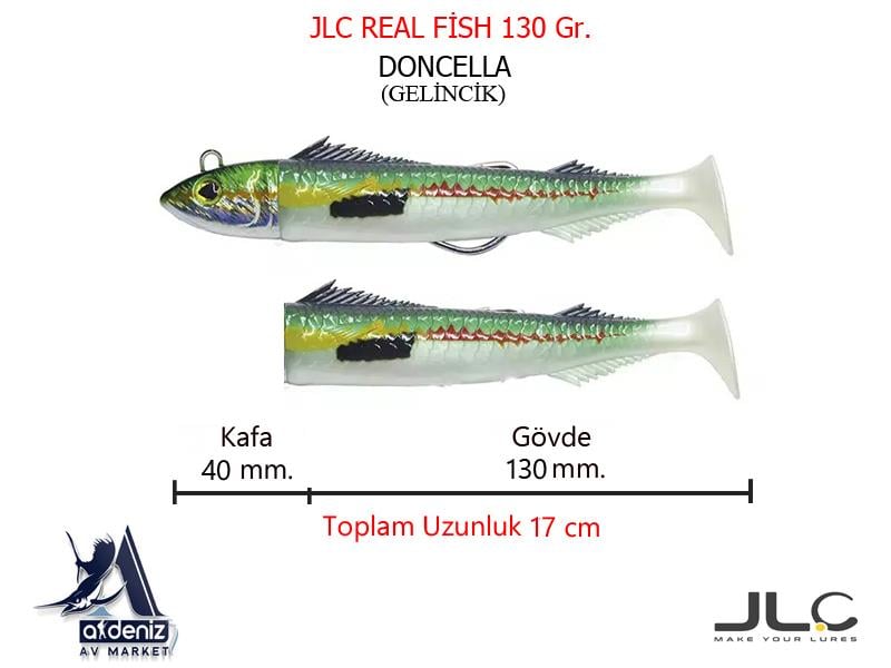 JLC Jigging A La Carta Real Fish 130 Gr #3 Doncella