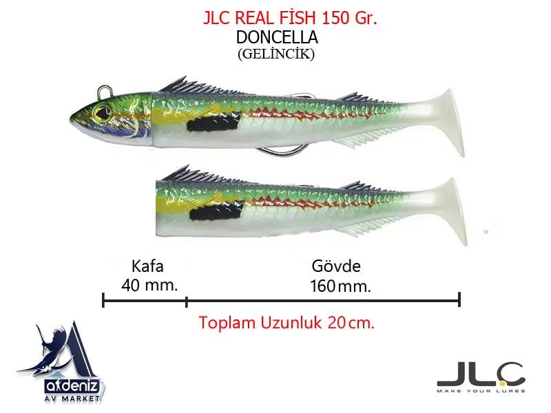 JLC Jigging A La Carta Real Fish 150 Gr #3 Doncella