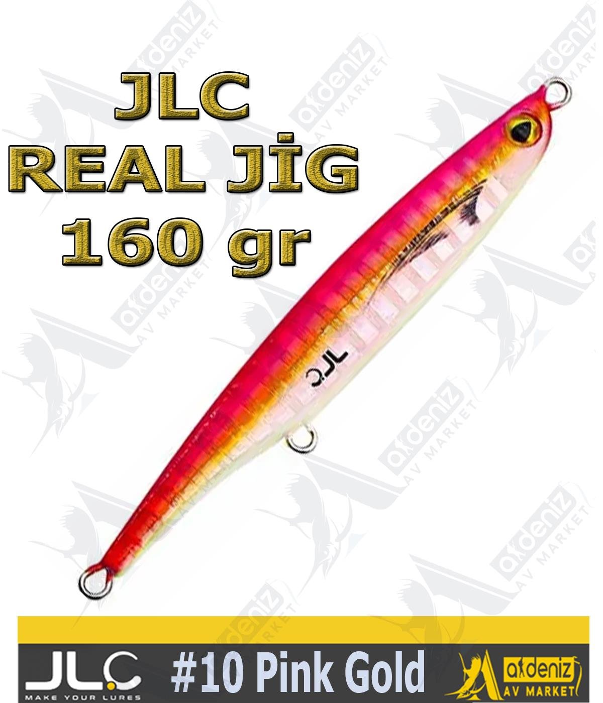 JLC Jigging A La Carta Real Jig 160gr #10 PİNK GOLDJLC JİGGİNG A LA CARTA