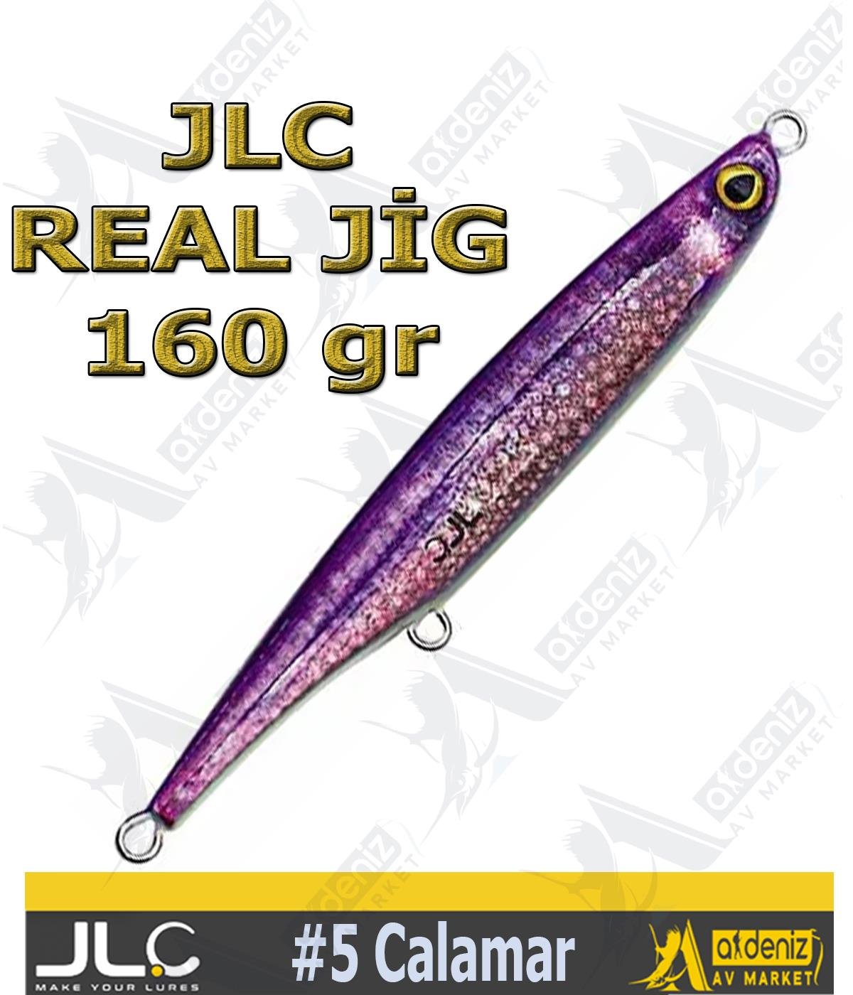 JLC Jigging A La Carta Real Jig 160gr #5 CALAMARJLC JİGGİNG A LA CARTA