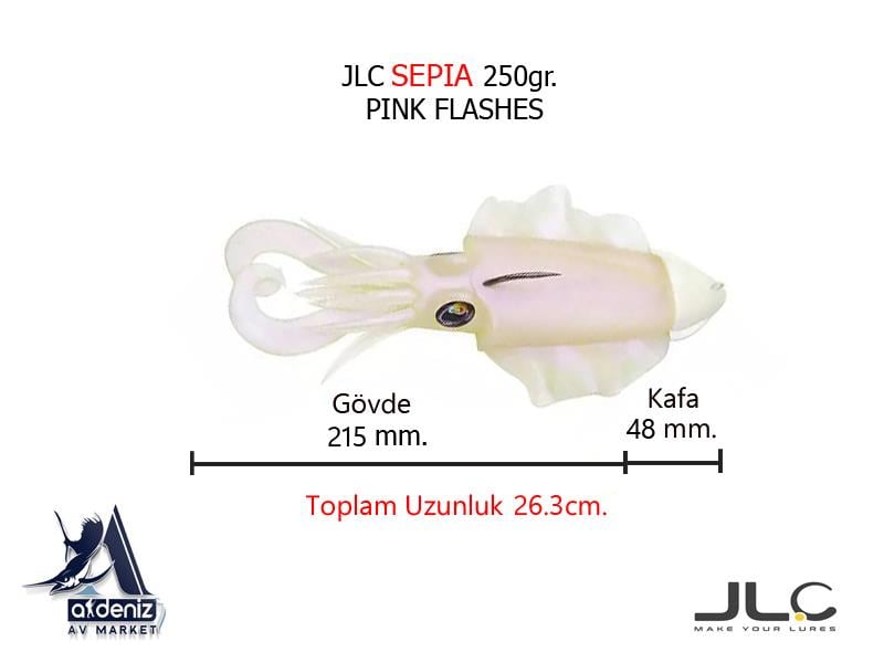 JLC Jigging A La Carta Sepia 250 Gr #2 Pink Flashes