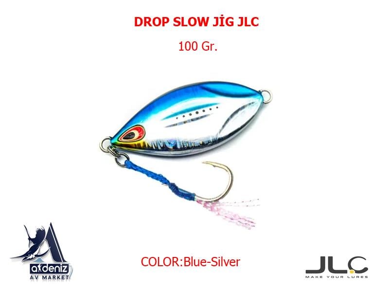 JLC Jigging A La Carta SLOW DROP MONTAJE 100 Gr #5 Blue Silver