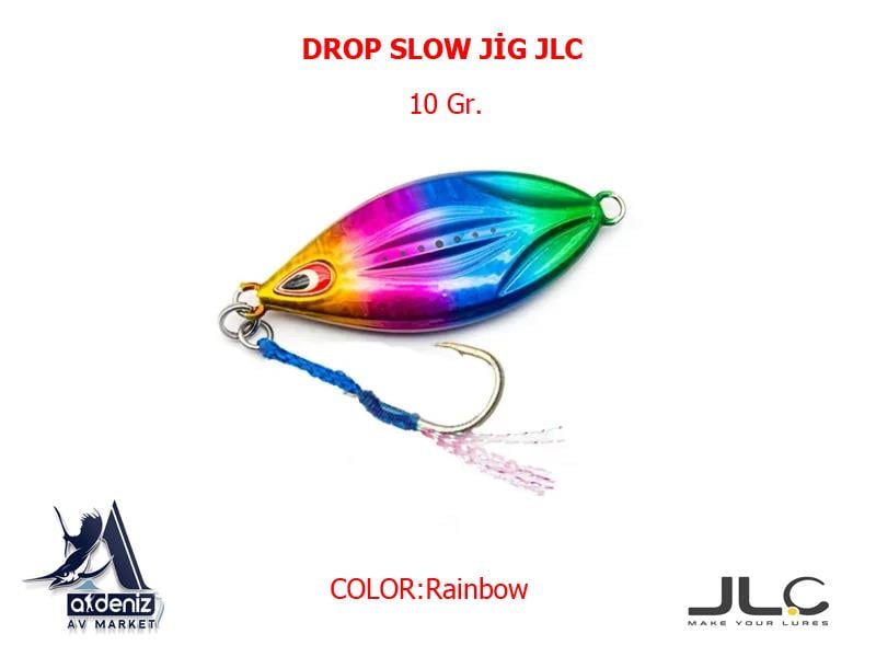 JLC Jigging A La Carta SLOW DROP MONTAJE 10 Gr #3 Rainbow