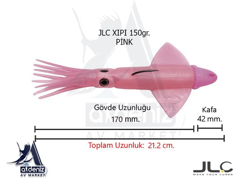 JLC Jigging A La Carta XIPI 150 Gr #1 PinkJLC JİGGİNG A LA CARTA