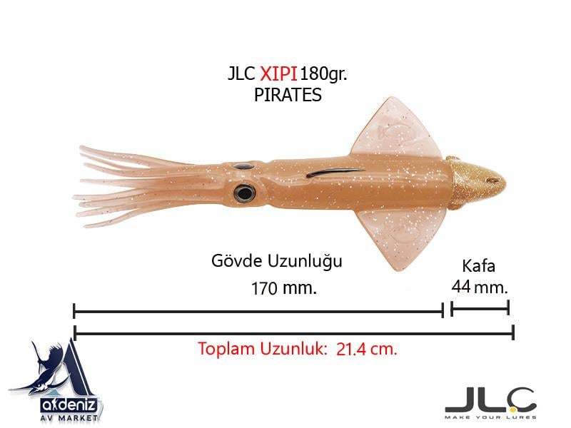 JLC Jigging A La Carta XIPI 180 Gr #3 PiratesJLC JİGGİNG A LA CARTA