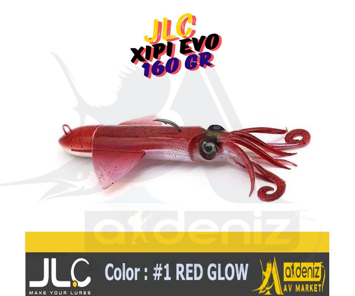 JLC Jigging A La Carta XIPI EVO 160 Gr #1 RED GLOW Combo Silikon Kalamar YemJLC JİGGİNG A LA CARTA
