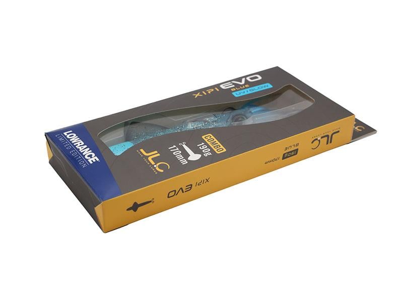 JLC Jigging A La Carta Xipi Evo 190 Gr Combo Silikon Kalamar #Blue Glow Vinyl Limited Edition LowranceJLC JİGGİNG A LA CARTA