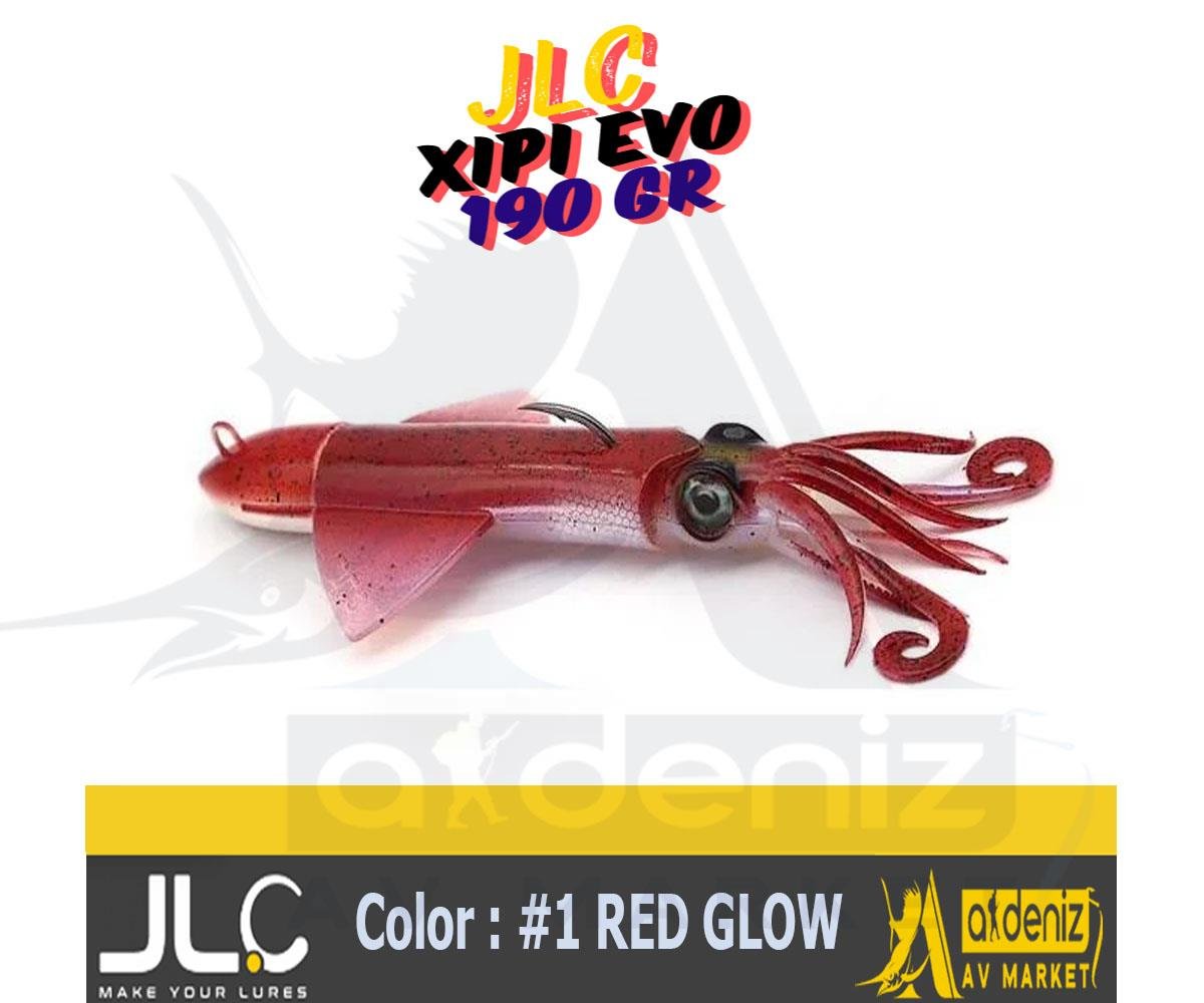 JLC Jigging A La Carta XIPI EVO 190 Gr #1 RED GLOW Combo Silikon Kalamar YemJLC JİGGİNG A LA CARTA