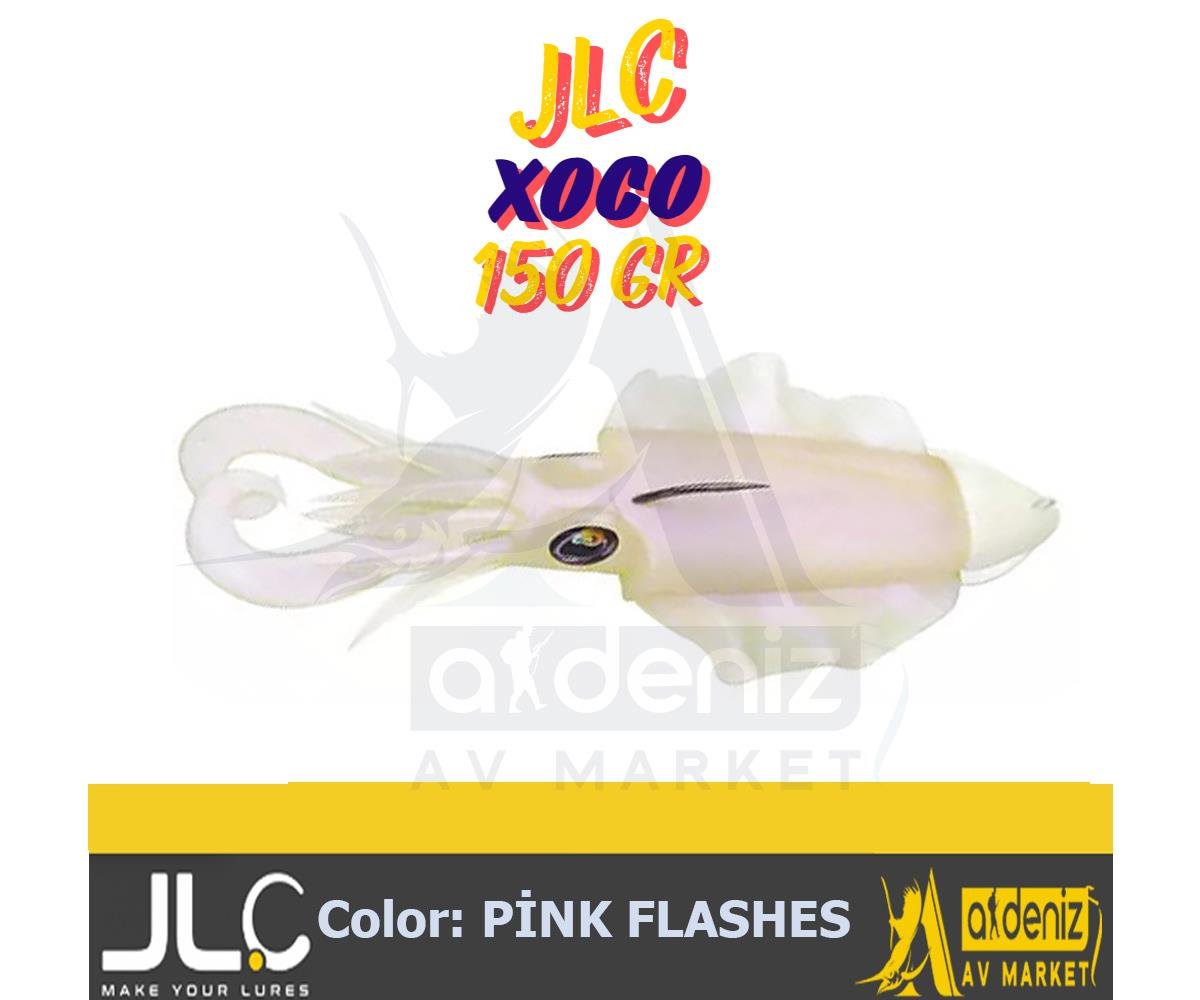 JLC Jigging A La Carta XOCO 150 Gr #2 Pink Flashes beyaz renk Combo Silikon Sübye Yem