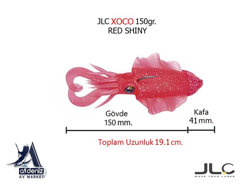 JLC Jigging A La Carta Xoco 150 Gr #3 Red Shıny