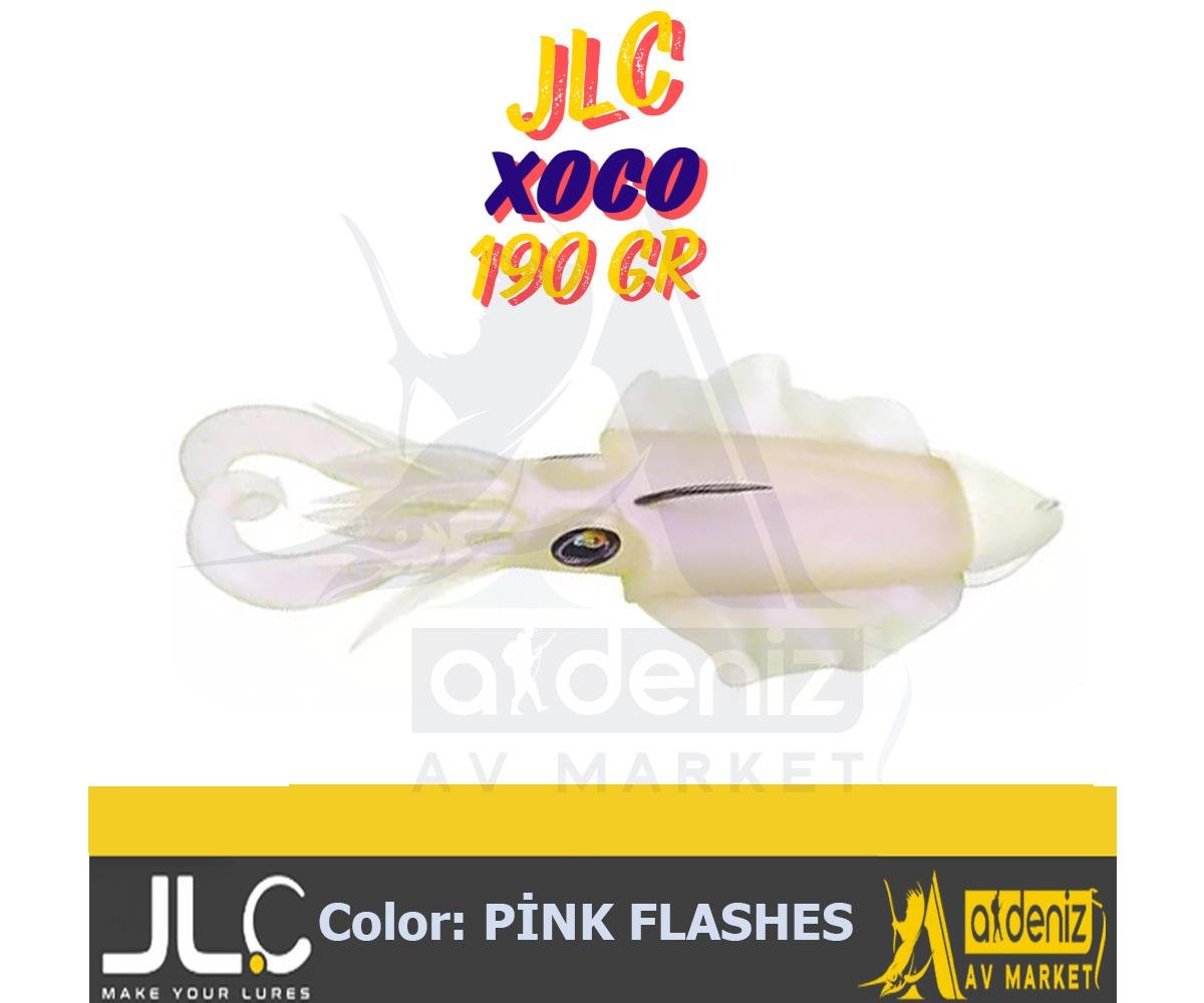 JLC Jigging A La Carta XOCO 190 Gr #2 Pink Flashes beyaz renk Combo Silikon Sübye Yem