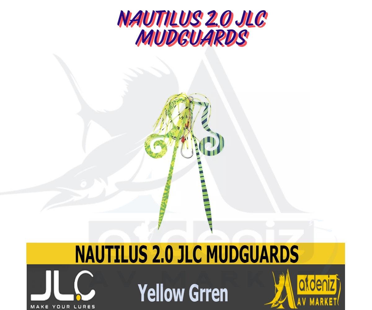 JLC Nautilus 2.0 Tai Rubber Yedek Skirts BKK #9 Color:4 Yellow/GreenJLC JİGGİNG A LA CARTA