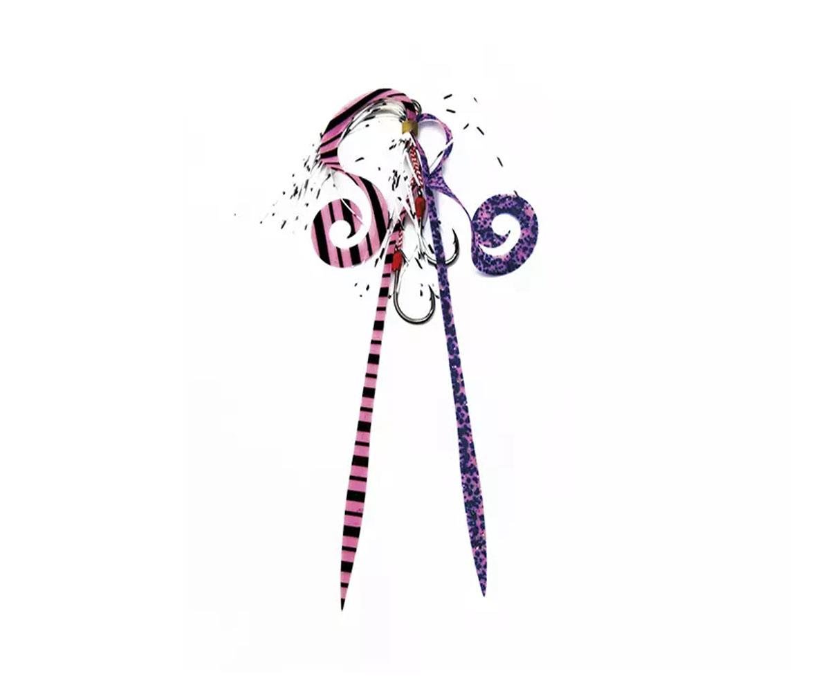 JLC Nautilus 2.0 Tai Rubber Yedek Skirts BKK #9 Color:2 White/PinkJLC JİGGİNG A LA CARTA