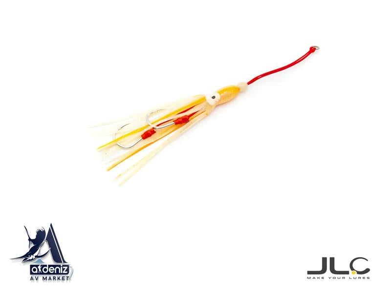 JLC Octopus M&W Soft Bait S-2 12cm Assembly #10 Glow Orange Stripe