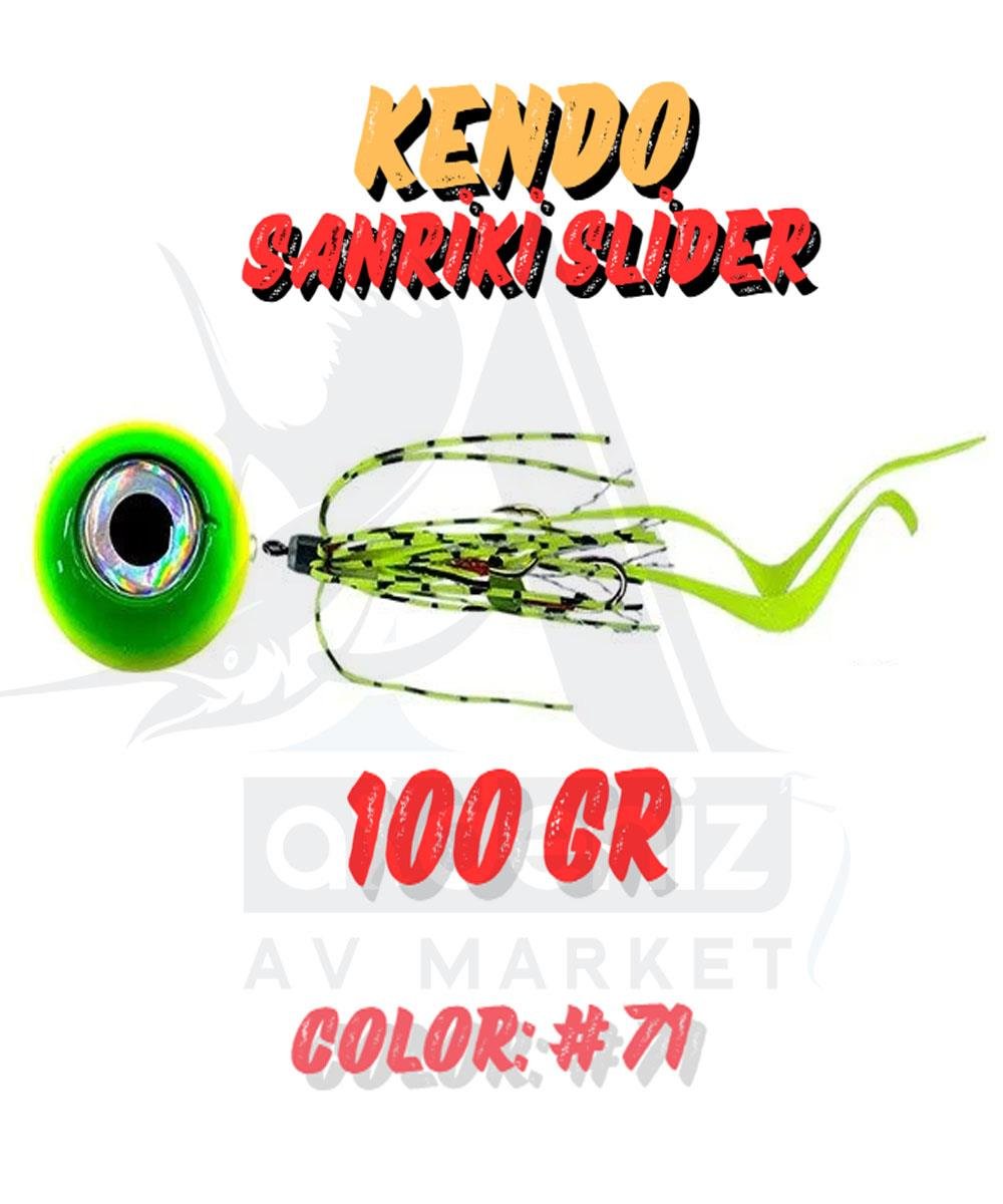 Kendo Sanriki Slider Tai Rubber Yem 100 gr Color:71KENDO