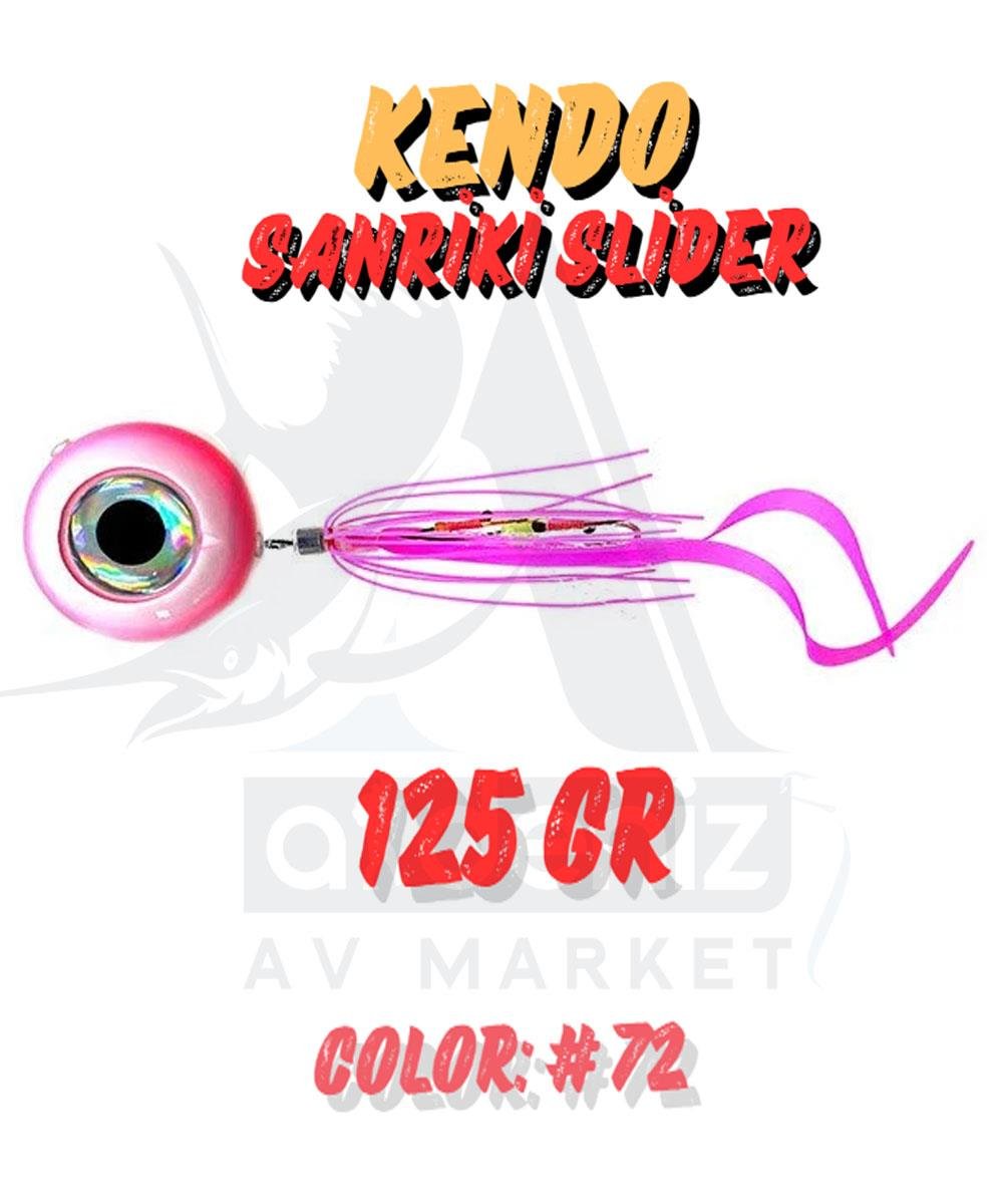 Kendo Sanriki Slider Tai Rubber Yem 125 gr Color:72KENDO