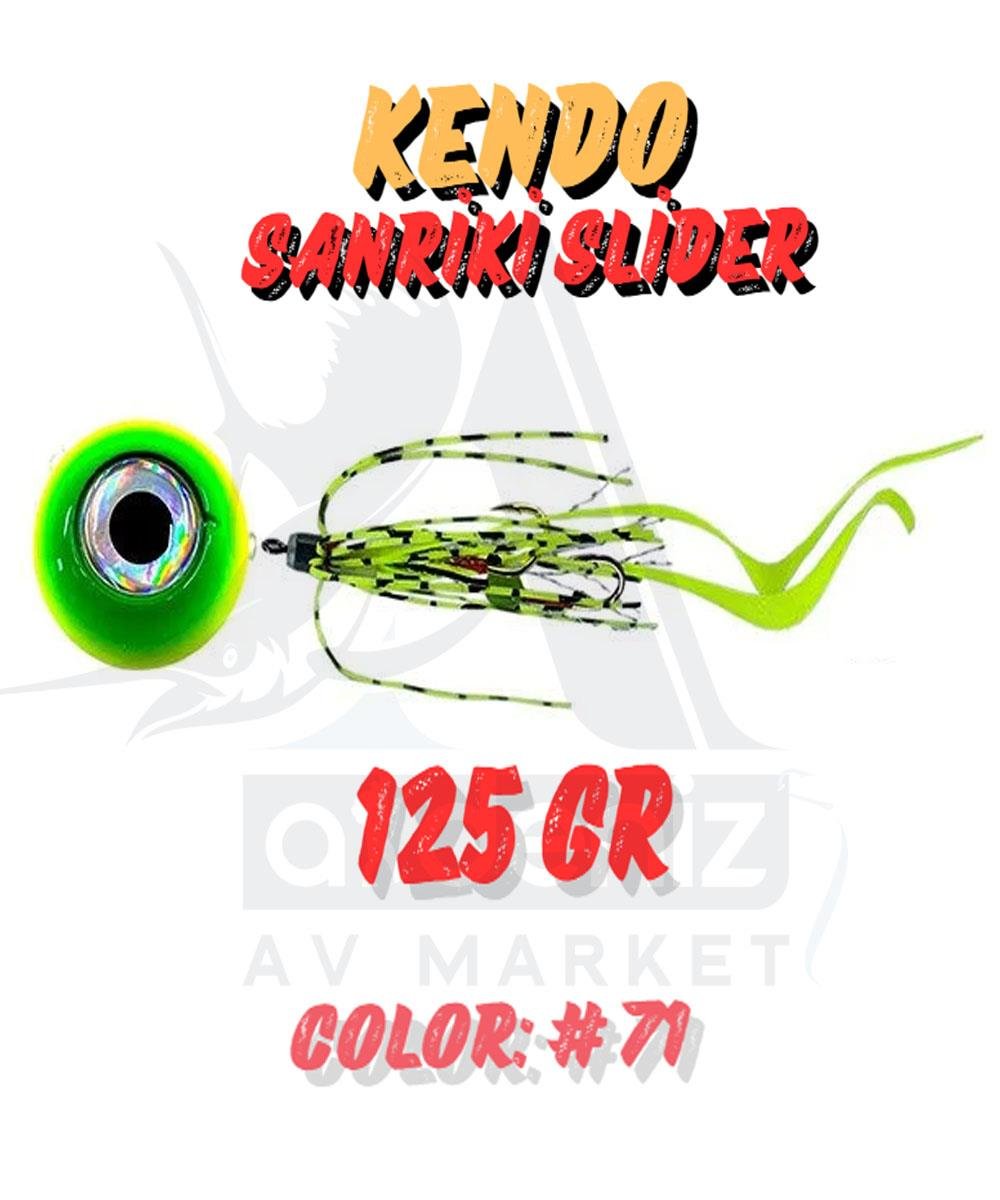 Kendo Sanriki Slider Tai Rubber Yem 125 gr Color:71KENDO