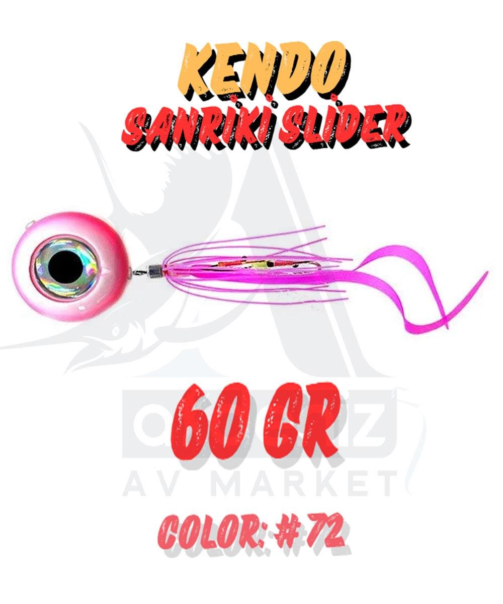 Kendo Sanriki Slider Tai Rubber Yem 60 gr Color:72KENDO