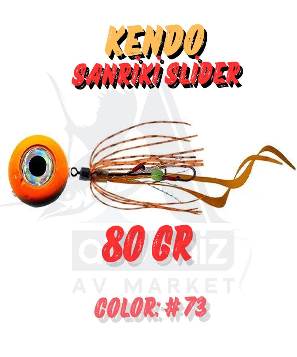 Kendo Sanriki Slider Tai Rubber Yem 80 gr Color:73KENDO