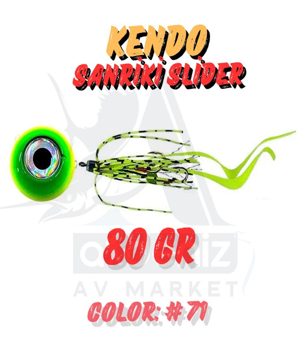 Kendo Sanriki Slider Tai Rubber Yem 80 gr Color:71KENDO
