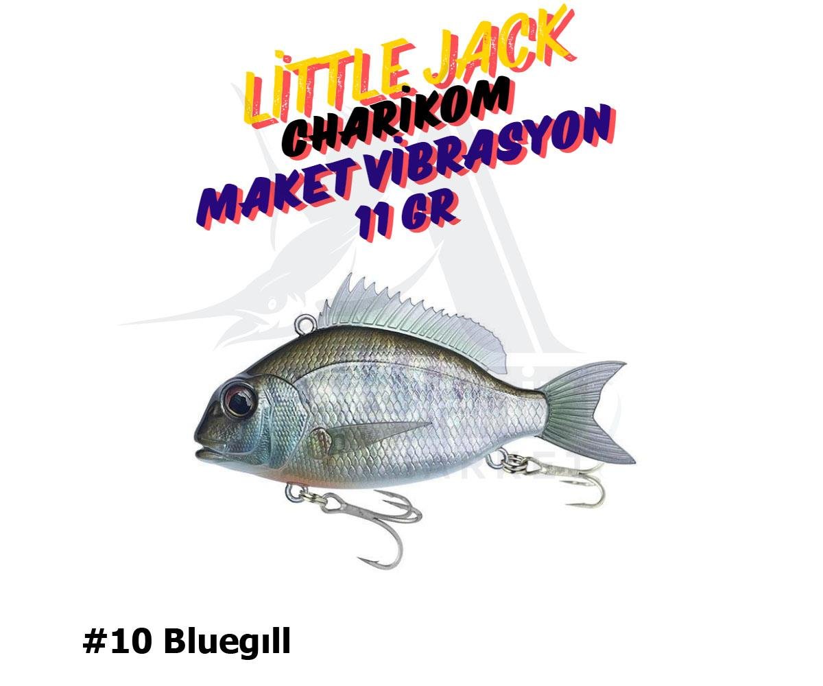 Little Jack Charikom Maket Vibrasyon Yem 50 mm 11 gr #10 BluegıllLİTTLE JACK