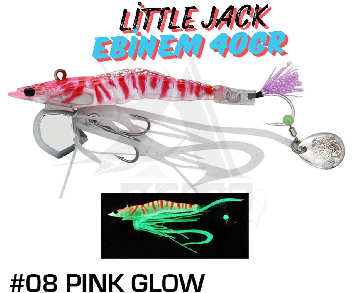Little Jack Ebinem 7,57 cm 40 gr #08 Pink GlowLİTTLE JACK