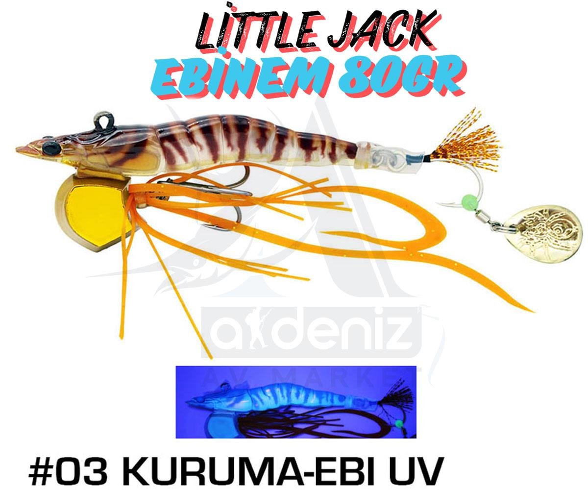 Little Jack Ebinem 7,57 cm 80 gr #03 Kuruma Ebi UVLİTTLE JACK