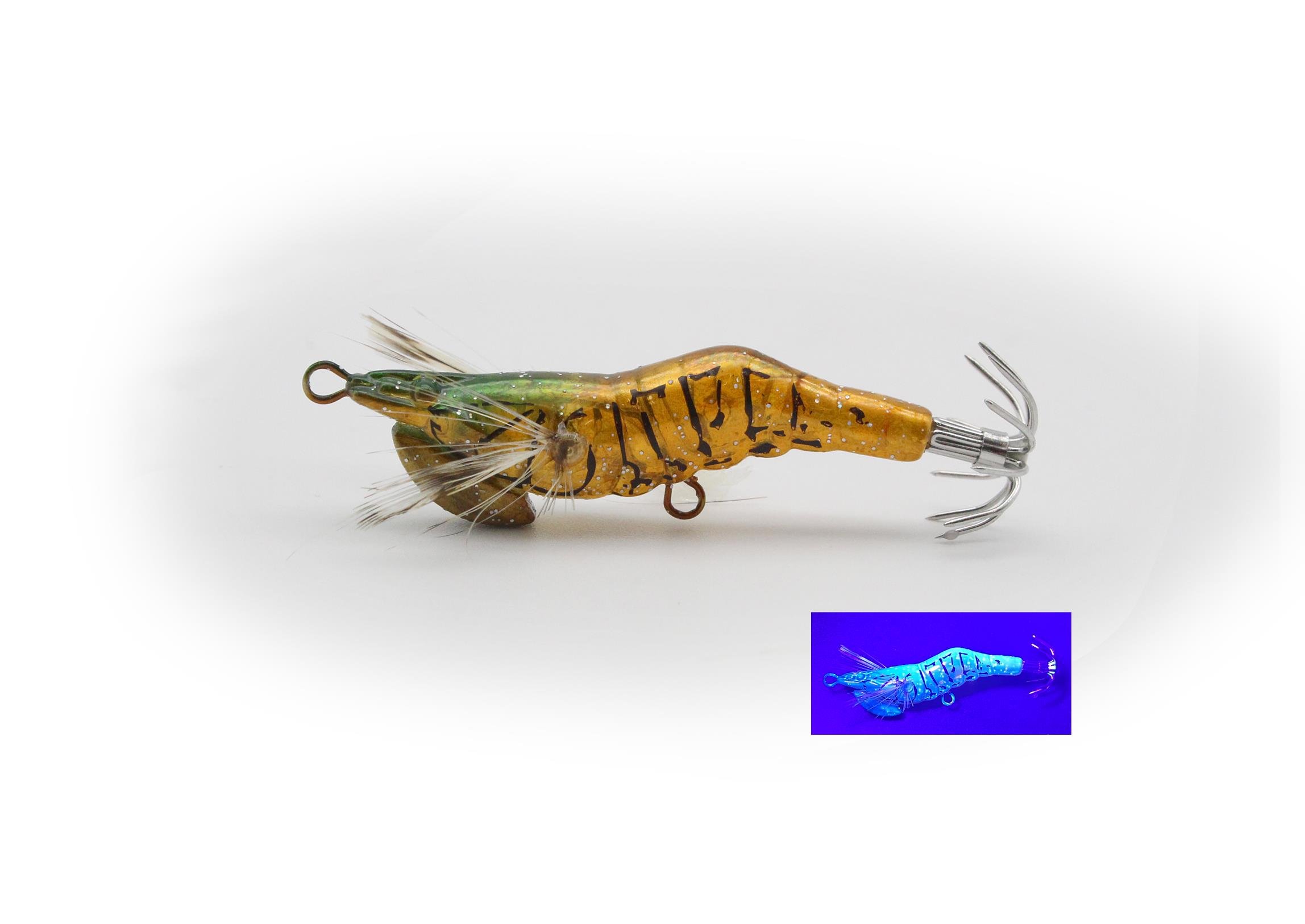 Little Jack Hanebix Squid Kalamar Zokası 35 mm 2 gr #03 UV Orange Candy Shrimp