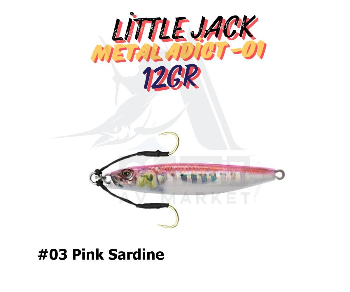 Little Jack Metal Adict-01 12 gr Jig Yem #03 Pink SardineLİTTLE JACK