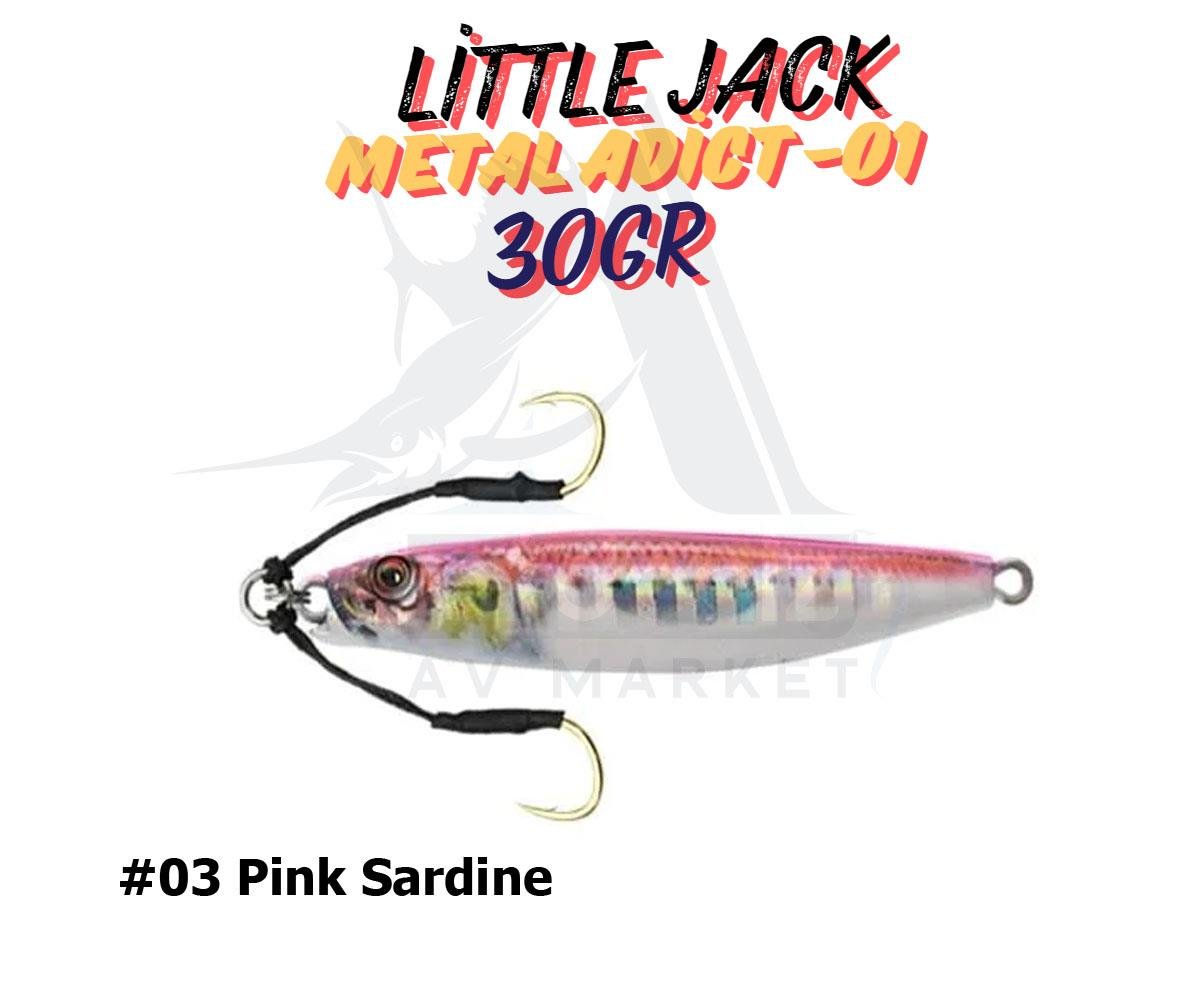 Little Jack Metal Adict-01 30 gr Jig Yem #03 Pink SardineLİTTLE JACK