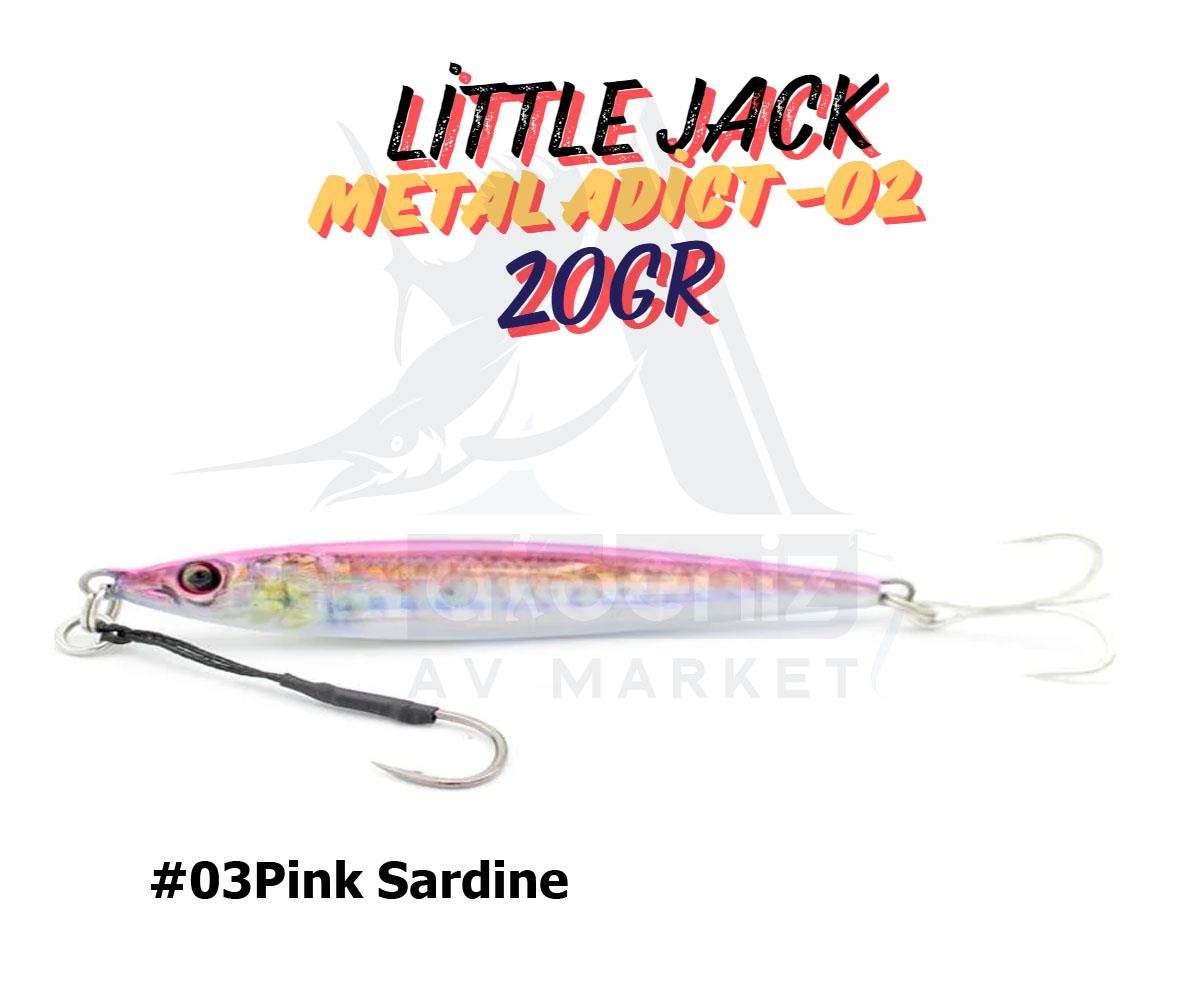 Little Jack Metal Adict-02 20 gr Jig Yem #03Pink SardineLİTTLE JACK