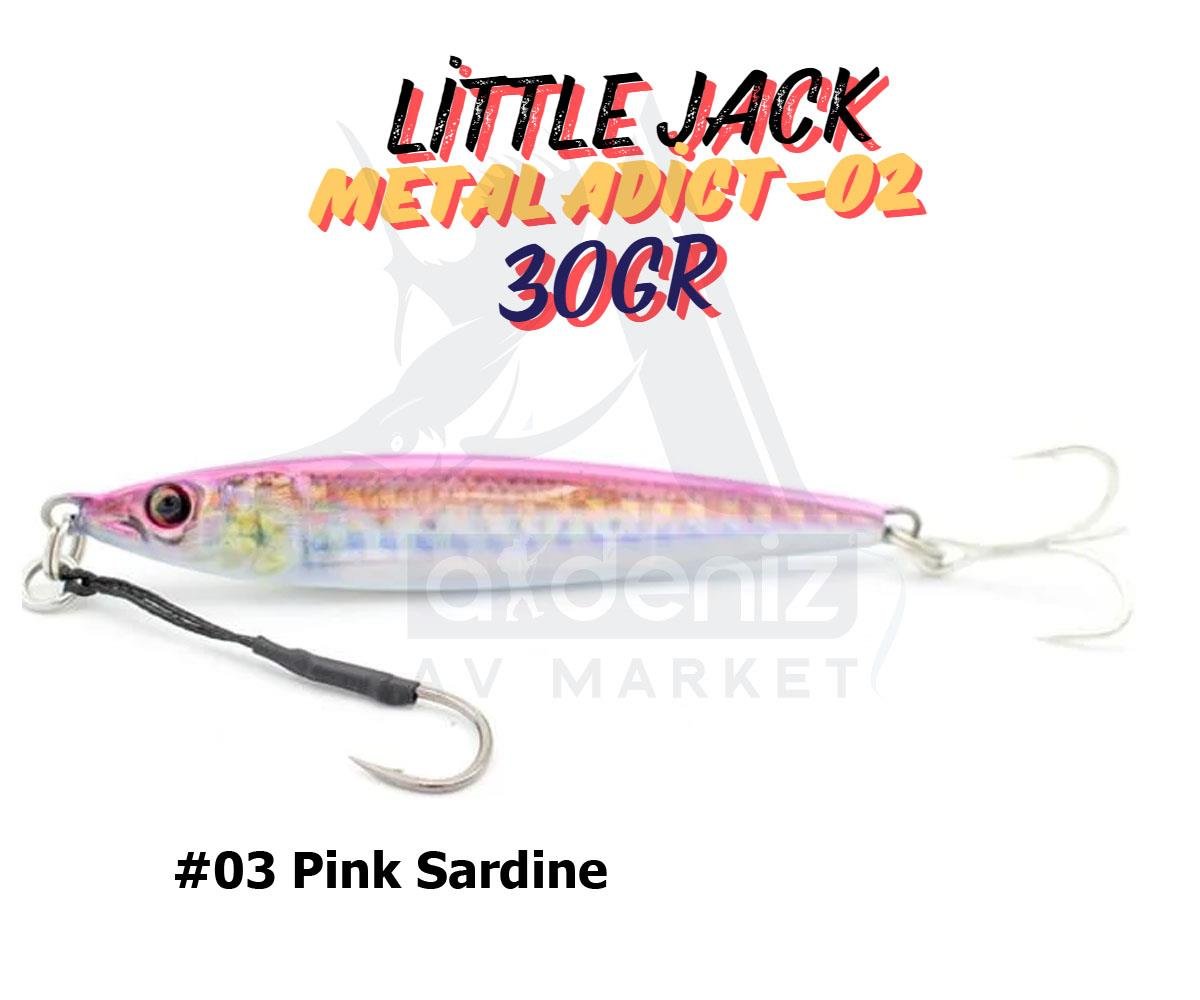 Little Jack Metal Adict-02 30 gr Jig Yem #03 Pink SardineLİTTLE JACK