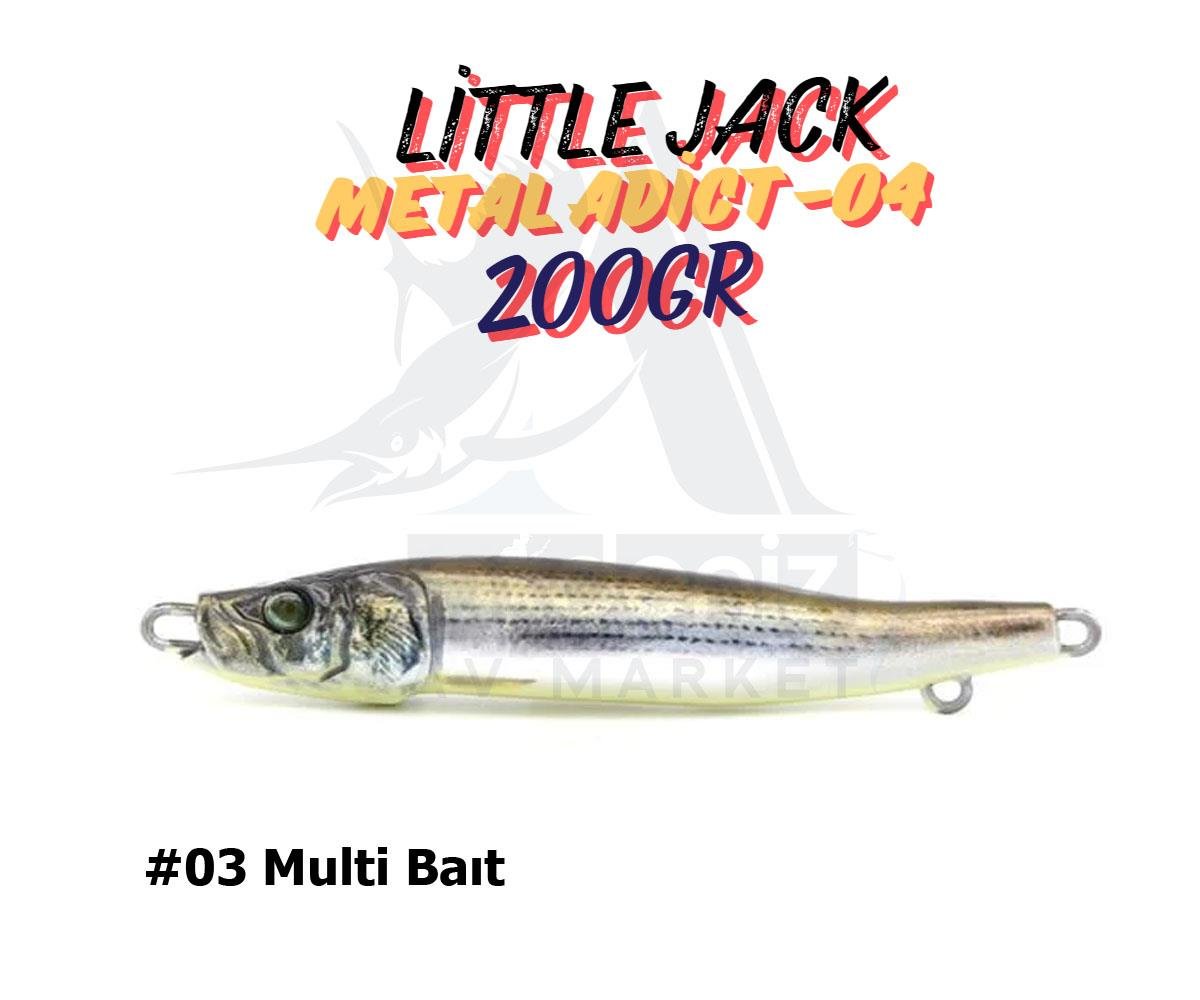 Little Jack Metal Adict-04 200 gr Jig Yem #03 Multi BaıtLİTTLE JACK