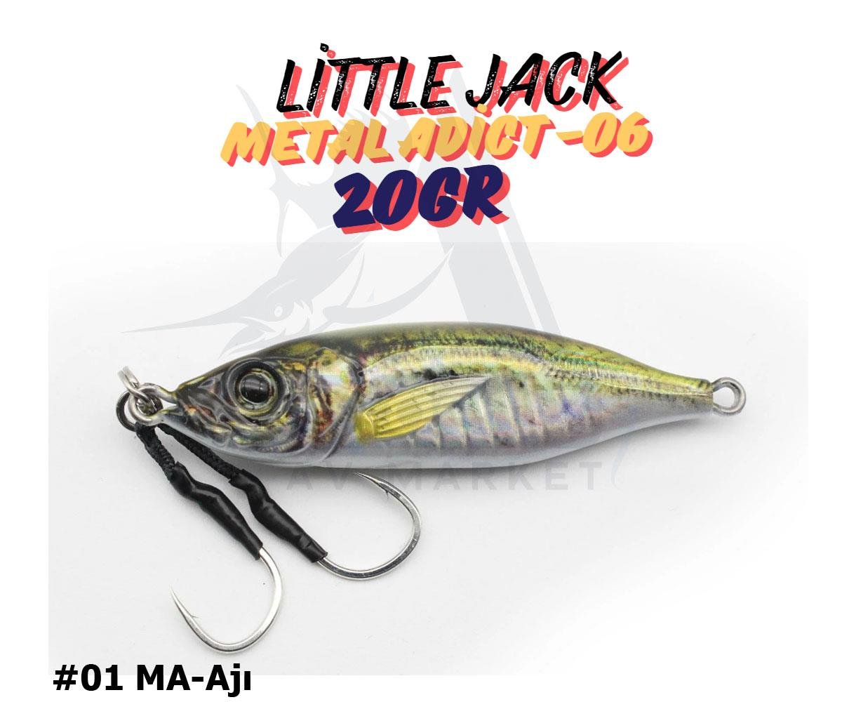 Little Jack Metal Adict-06 20 gr Jig Yem #01 MA-AjıLİTTLE JACK