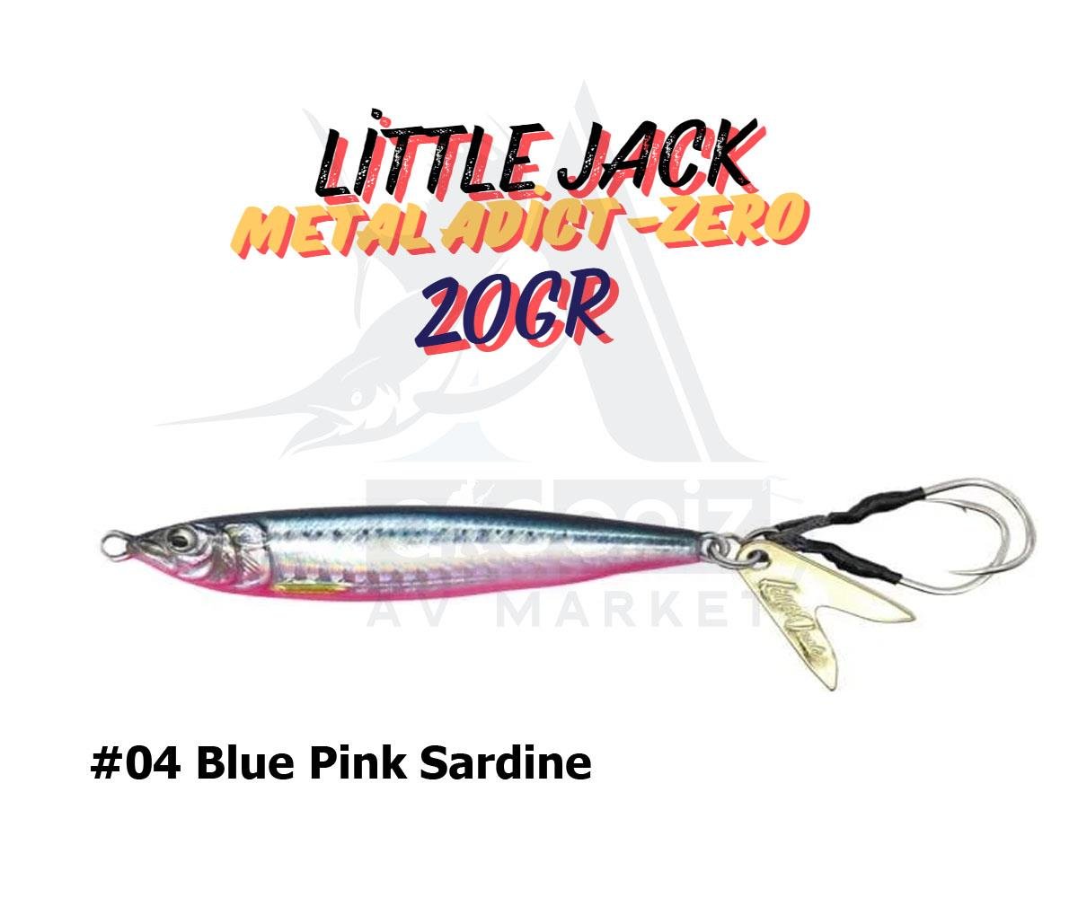 Little Jack Metal Adict-ZERO 20 gr Jig Yem #04 Blue Pink SardineLİTTLE JACK